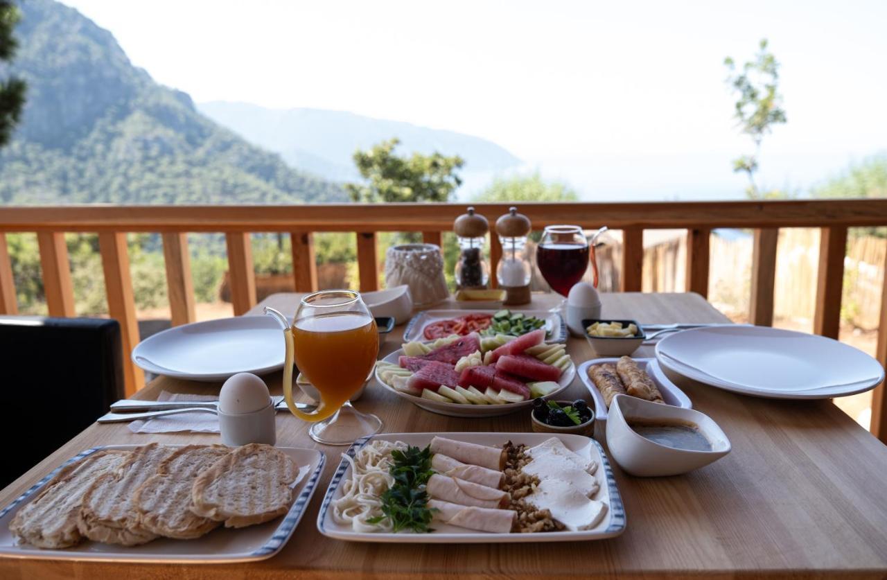 Goat Bungalow And Camping Hotell Faralya Exteriör bild