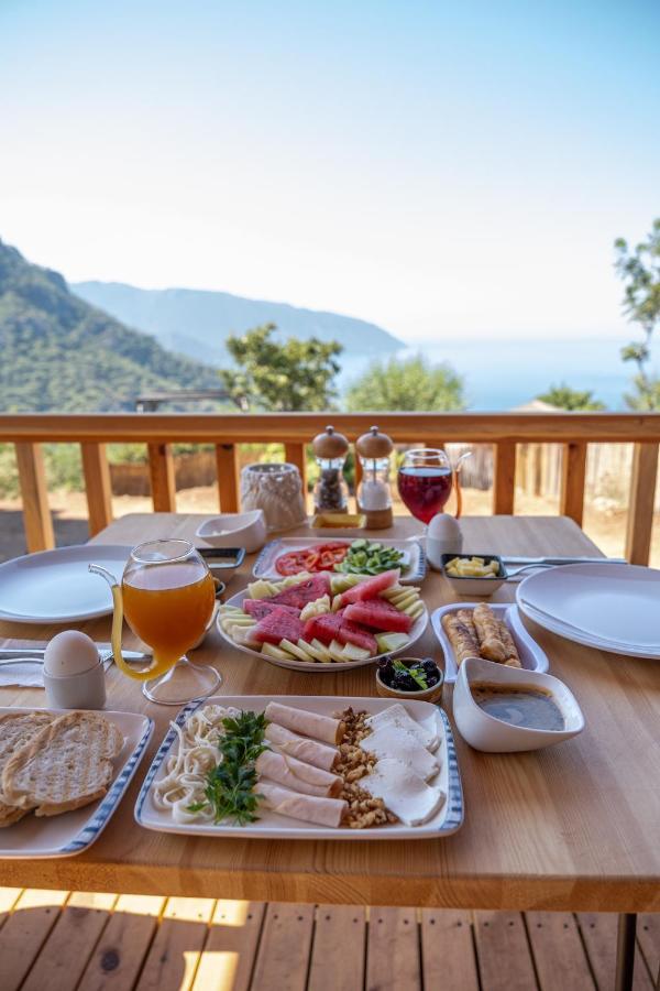 Goat Bungalow And Camping Hotell Faralya Exteriör bild